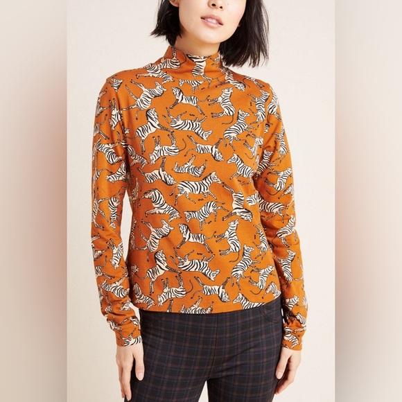 NWT Maeve Knit Mock Neck Top - Picture 6 of 6